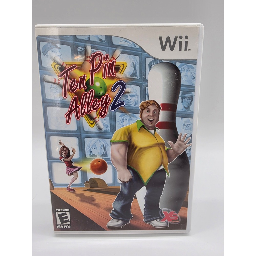 Ten Pin Alley 2 Nintendo Wii Video Game XS Games RVL P RLEE Bowling Sports